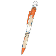 Japan Miffy Action Mascot Ballpoint Pen 0.7mm - Orange & Beige