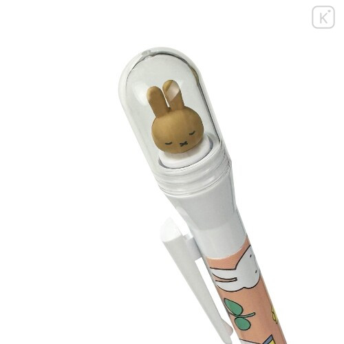 Japan Miffy Action Mascot Ballpoint Pen 0.7mm - Light Orange - 4