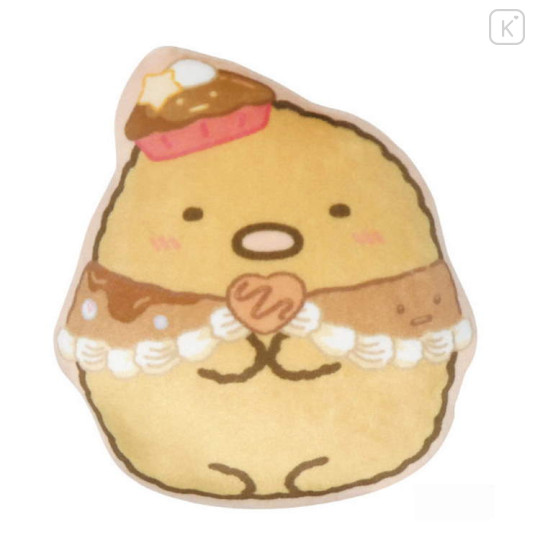 Japan San-X Mascot Mochi Squeeze Pouch - Sumikko Gurashi / Cake Tonkatsu - 1