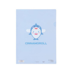 Japan Sanrio A4 Clear File Folder - Cinnamoroll / Animal Headgear