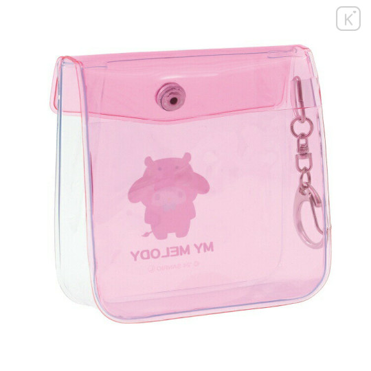 Japan Sanrio Mini Accessory Pouch & Keychain - My Melody / Animal Headgear - 2