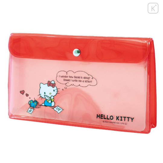 Japan Sanrio Clear Pen Pouch - Hello Kitty / Daily Life - 1