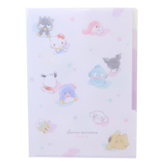 Japan Sanrio 5 Pockets A4 Index Holder - Characters / Happy Flower Garden