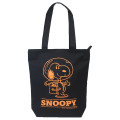 Japan Peanuts Tote Bag - Snoopy / Astronaut Black & Orange - 1