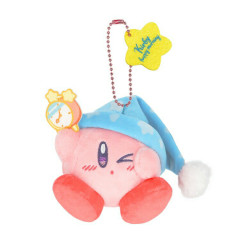 Japan Kirby Plush Keychain - Happy Morning