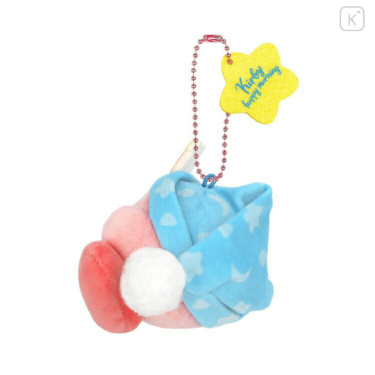 Japan Kirby Plush Keychain - Happy Morning - 2
