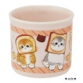 Japan Mofusand Plastic Cup - Cat / Bread - 2