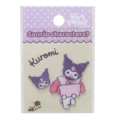 Japan Sanrio Wappen Iron-on Applique Patch - Melody Holding Kuromi
