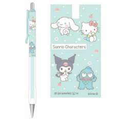 Japan Sanrio Rubber Grip Mechanical Pencil - Characters / Mint