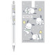 Japan Sanrio Rubber Grip Mechanical Pencil - Pochacco : Grey
