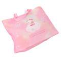 Japan Sanrio Lesson Tote Bag & Name Tag - Hello Kitty & Unicorn / Pink & Ribbon - 2