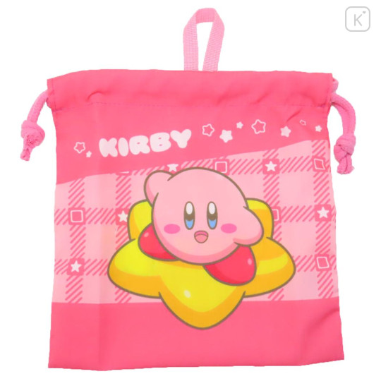 Japan Kirby Drawstring Bag - Kirby / Pink & Star - 1