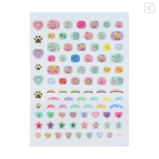 Japan Wonderful PreCure Kids Nail Stickers - Glitter - 3
