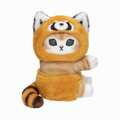 Japan Mofusand Mascot Holder Plush Clip - Cat / Red Panda Cosplay