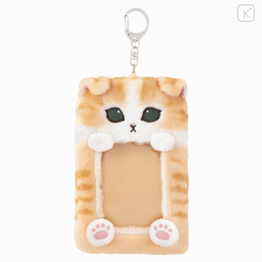 Japan Mofusand Fluffy Pass Case Card Holder - Cat / Enjoy Idol - 1