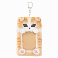 Japan Mofusand Fluffy Pass Case Card Holder - Cat / Enjoy Idol