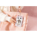 Japan Mofusand Fluffy Pass Case Card Holder - Grey Cat / Enjoy Idol - 3