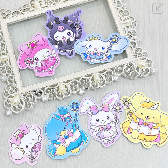 Japan Sanrio Vinyl Sticker - Kuromi : Tokimeki Magic Warrior - 2