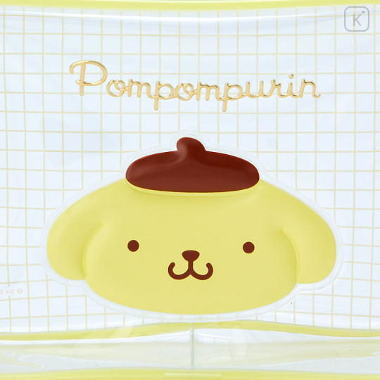 Japan Sanrio Original Clear Pouch - Pompompurin 2024 - 3