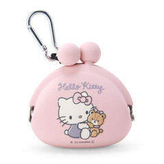 Japan Sanrio Pochibi Silicone Pouch - Hello Kitty / Pink