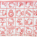 Japan Sanrio Nuu Silicone Cosmetic Pouch - Hello Kitty : Retro White - 2