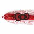 Japan Sanrio Nuu Silicone Cosmetic Pouch - Hello Kitty : Retro White - 3