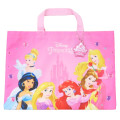 Japan Disney Lesson Tote Bag & Name Tag - Princesses / Pink - 1