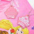 Japan Disney Lesson Tote Bag & Name Tag - Princesses / Pink - 4