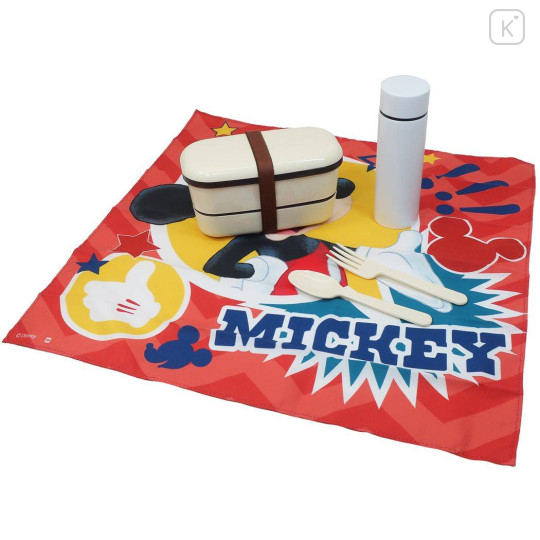 Japan Disney Bento Lunch Cloth 3pcs - Mickey & Donald & Goofy - 2