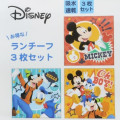 Japan Disney Bento Lunch Cloth 3pcs - Mickey & Donald & Goofy - 6