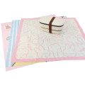 Japan Miffy Bento Lunch Cloth 3pcs - Pink & Blue - 3