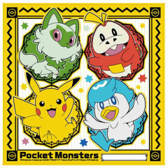Japan Pokemon Bento Lunch Cloth - Pikachu & Fuecoco & Quaxly & Sprigatito