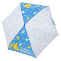 Japan Pokemon Folding Umbrella - Pikachu / Blue & White - 2