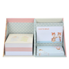 Japan Disney Store Sticky Notes & Memo Pad & Pen Stand - Chip & Dale