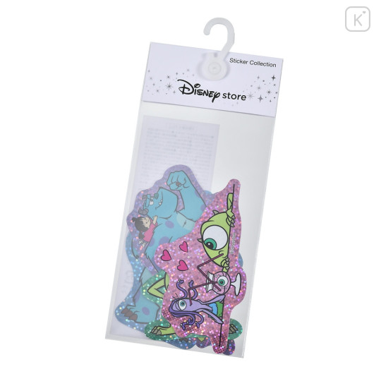 Japan Disney Store Die-cut Sticker Collection - Monster Company / Glitter - 1