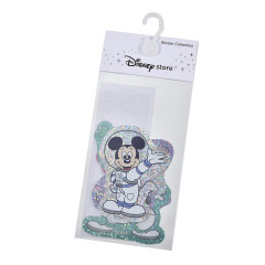 Japan Disney Store Die-cut Sticker Collection - Mickey / Spacewalk Glitter