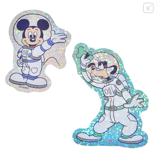 Japan Disney Store Die-cut Sticker Collection - Mickey / Spacewalk Glitter - 5