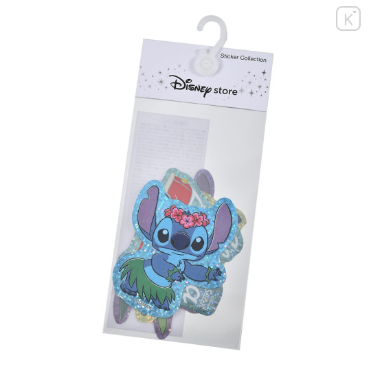 Japan Disney Store Die-cut Sticker Collection - Stitch / Glitter - 1