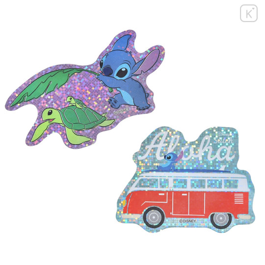 Japan Disney Store Die-cut Sticker Collection - Stitch / Glitter - 5