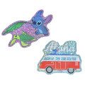 Japan Disney Store Die-cut Sticker Collection - Stitch / Glitter - 5