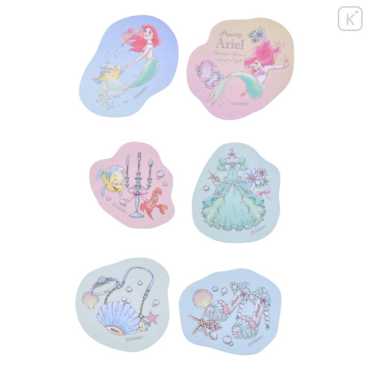 Japan Disney Store Seal Sticker Set - Ariel / Watercolor - 5