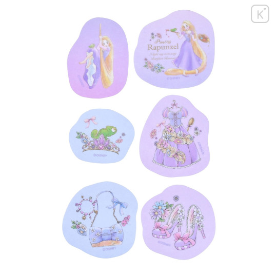 Japan Disney Store Seal Sticker Set - Rapunzel / Watercolor - 5