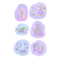 Japan Disney Store Seal Sticker Set - Rapunzel / Watercolor - 5