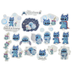 Japan Disney Store Clear Sticker Set - Stitch / Sweet Dream