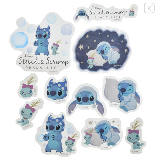 Japan Disney Store Clear Sticker Set - Stitch / Sweet Dream - 3