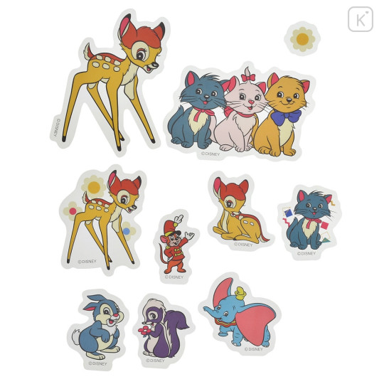 Japan Disney Store Clear Sticker Set - Characters / Retro - 3