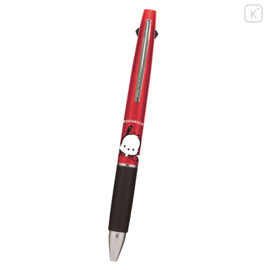 Japan Sanrio Jetstream 2&1 Multi Pen + Mechanical Pencil - Pochacco / Metallic Red - 2