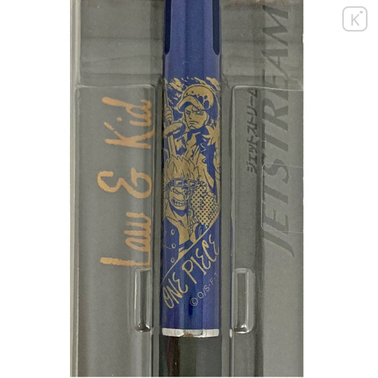 Japan One Piece Jetstream 2&1 Multi Pen + Mechanical Pencil - Gold & Navy - 2