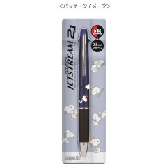 Japan Peanuts Jetstream 2&1 Multi Pen + Mechanical Pencil - Snoopy / Navy