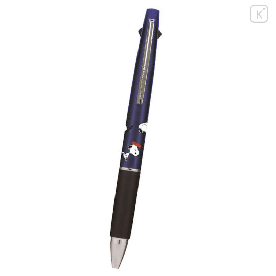 Japan Peanuts Jetstream 2&1 Multi Pen + Mechanical Pencil - Snoopy / Navy - 2
